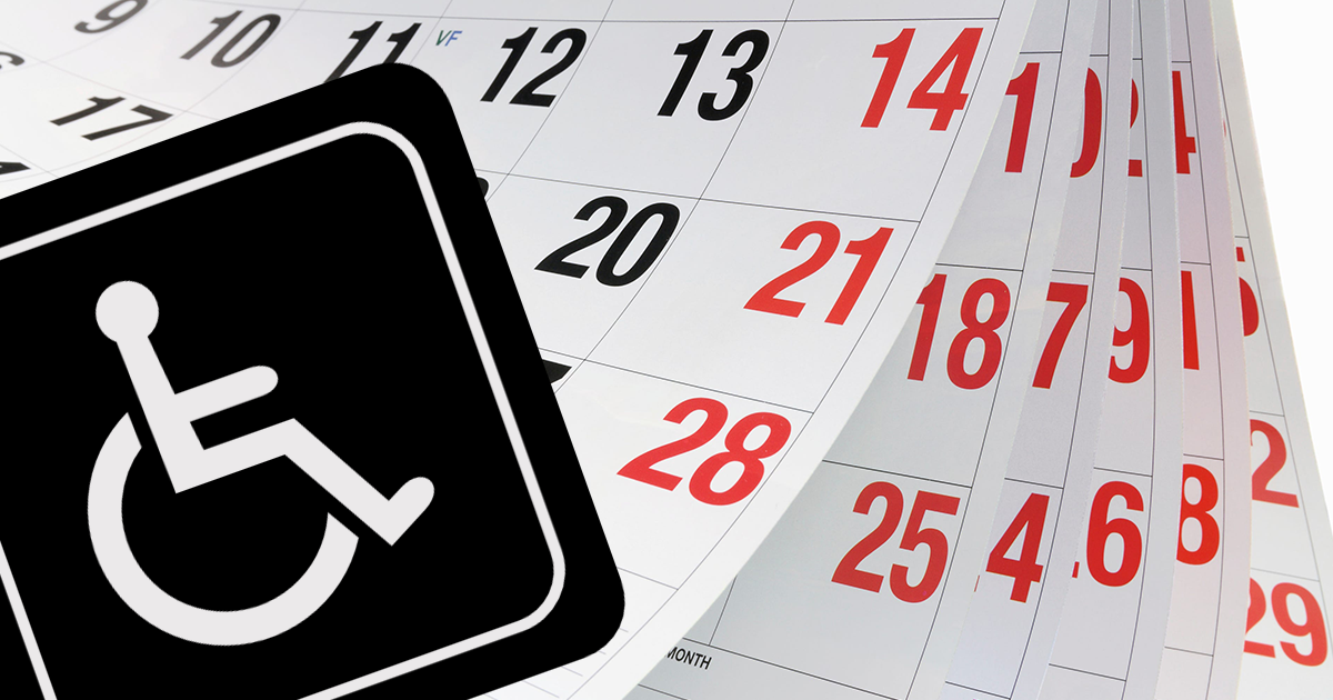 Datas Comemorativas e Dias Especiais para Pessoas com Deficiência